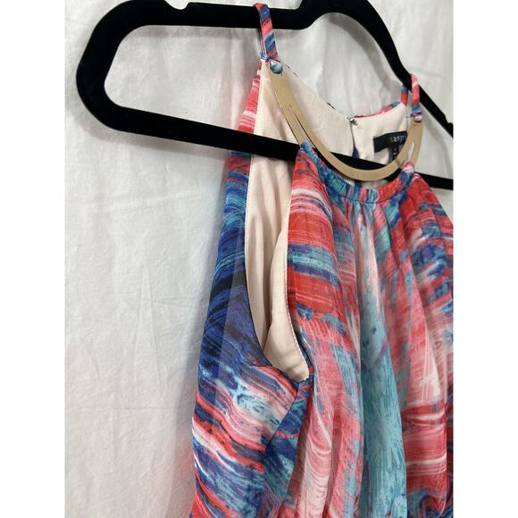 Y2K Fairy Halter Dress Handkerchief Forest Fae Cottagecore Beach Sangria Size‎ 4 - Picture 2 of 11